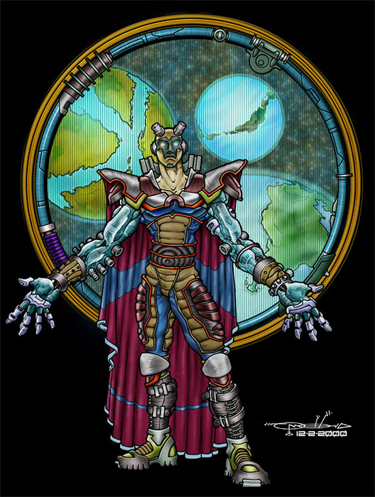 Villain characterdesign for Battle Atlantis