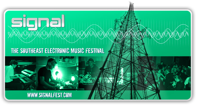 Web banner/splash image used for Signal Festival 2006